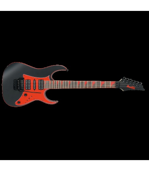 Ibanez GRG250DX GIO Electric Guitar Black With Orange Scratchplate