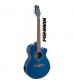 Eastcoast Mini Jumbo Electro Acoustic in Transparent Blue