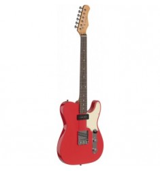 Eastcoast Vintage T Series Custom Electric Guitar in Flame Red