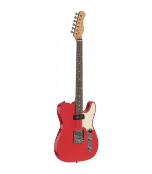 Eastcoast Vintage T Series Custom Electric Guitar in Flame Red