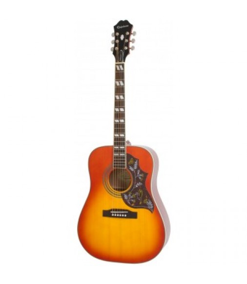 Cibson Hummingbird Pro Acoustic Guitar, Faded Cherry