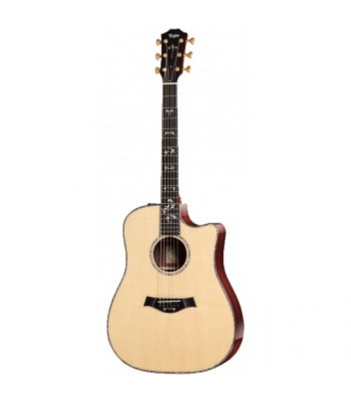 Taylor 910ce Electro Acoustic Guitar in Natural