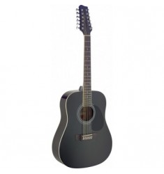 Eastcoast SA40D 12 String Acoustic Guitar Black