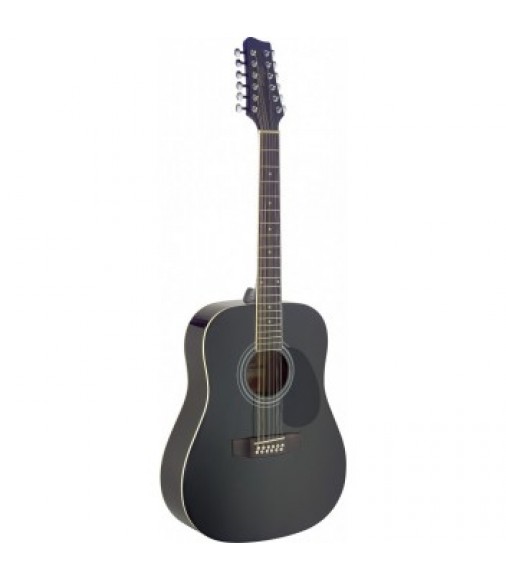 Eastcoast SA40D 12 String Acoustic Guitar Black