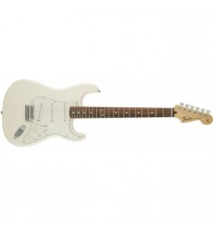 Fender Standard Stratocaster Electric Guitar RW in Arctic White