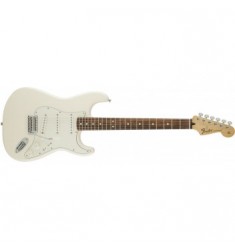 Fender Standard Stratocaster Electric Guitar RW in Arctic White