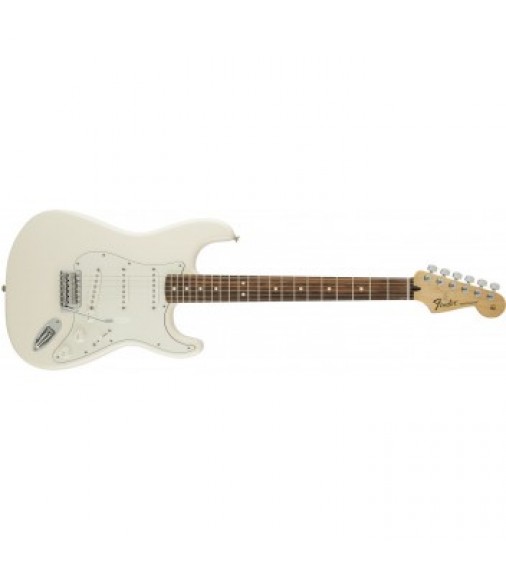 Fender Standard Stratocaster Electric Guitar RW in Arctic White