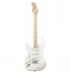 Fender Standard Stratocaster Left Handed Guitar in Arctic White