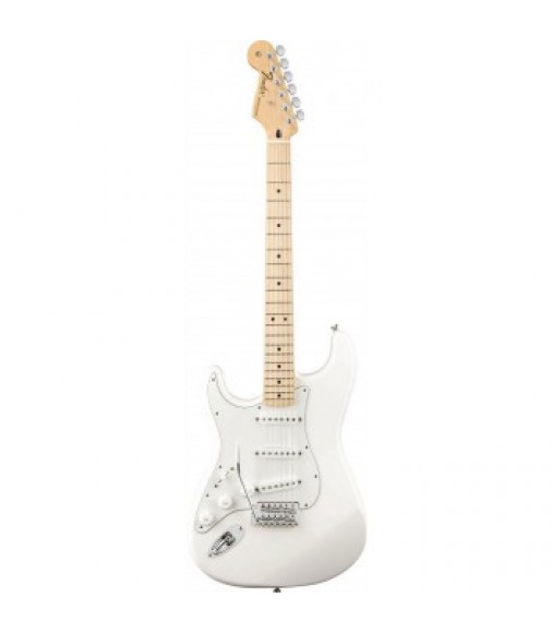 Fender Standard Stratocaster Left Handed Guitar in Arctic White