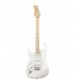 Fender Standard Stratocaster Left Handed Guitar in Arctic White