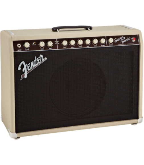 Fender Super-sonic 60 Guitar Amplifier Combo In Blonde