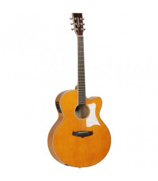 Tanglewood TSJV3 Super Jumbo Electro Acoustic in Orange Gloss