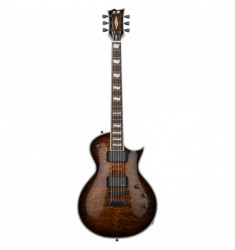 ESP E-II Eclipse QM in Dark Brown Sunburst