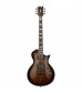 ESP E-II Eclipse QM in Dark Brown Sunburst