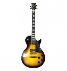 Cibson C-Les-paul Custom in Vintage Sunburst, Gold Hardware