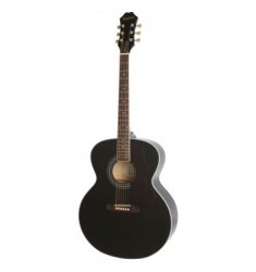 Cibson Ltd Ed EJ-200 Artist Flame Top, Trans Black