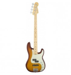 Fender American Elite Precision Bass Ash MN in Tobacco Sunburst