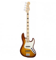 Fender American Elite Jazz Bass Ash MN in Tobacco Sunburst