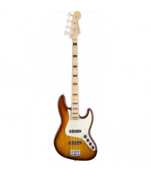 Fender American Elite Jazz Bass Ash MN in Tobacco Sunburst