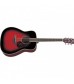 Yamaha FG720S Acoustic Guitar in Dusk Sun Red