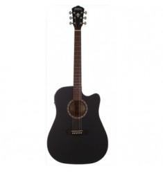 Washburn WD7SCE Electro-Acoustic Guitar in Matte Black