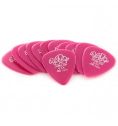 Dunlop 41P96 Delrin Dark Pink Heavy Picks 0.96mm (12 Pack)