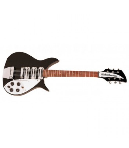 Rickenbacker 325 C64 Miami Electric Guitar in Jet Glow