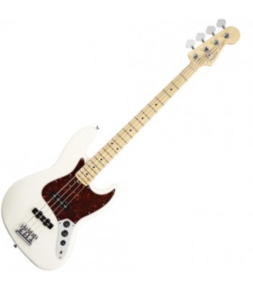 Fender American Standard Jazz Bass Guitar MN Olympic White