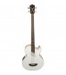 Washburn AB10 Thin Body Acoustic Bass Guitar in White