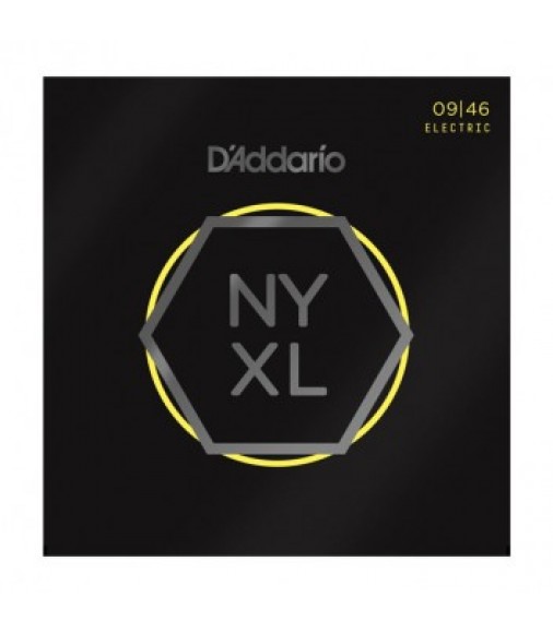 D'Addario NYXL0946 Strings, Super Light Top / Regular Bottom, 9-46