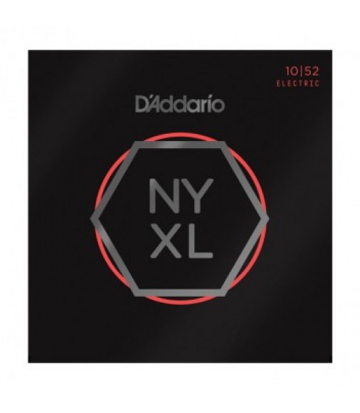 D'Addario NYXL1052 Guitar Strings, Light Top / Heavy Bottom, 10-52