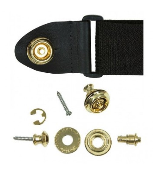 Dunlop Strap Lock Dual Design in Gold