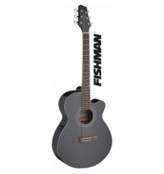 Eastcoast SA40 Mini Jumbo Electro Acoustic Cutaway Guitar - Black