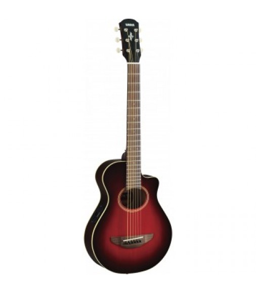 Yamaha APXT2 Travel Guitar in Dark Red Burst