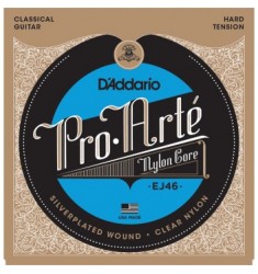 D'Addario EJ46 Pro-Arte Nylon Classical Guitar Strings, Hard Tension