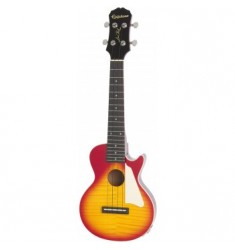 Cibson C-Les-paul Electro Acoustic Ukulele, Heritage Cherry