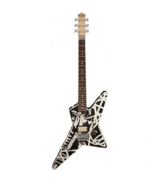 EVH Stripe Series Star, Rosewood Fingerboard, Black AND White Stripes