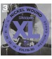 D'Addario EXL115-3D Nickel Wound Electric Guitar Strings 3 Sets