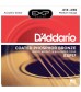 D'Addario EXP17 Coated Phosphor Acoustic Guitar Strings, Medium, 13-56