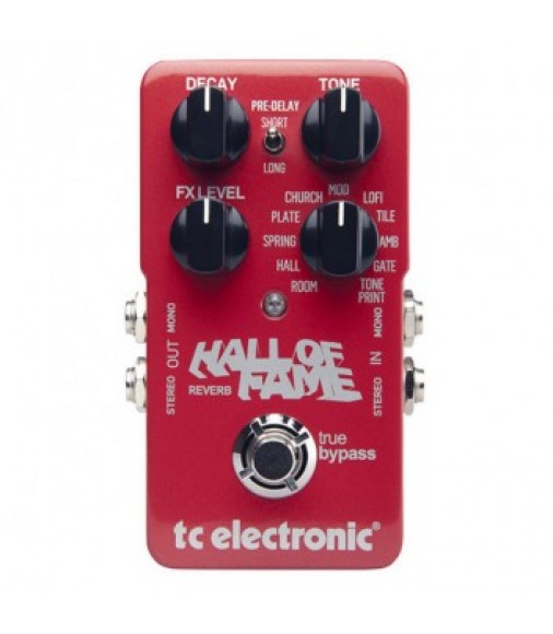 TC Electronic Hall of Fame Reverb Guitar Effects Pedal