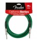 Fender California Series Guitar Cable 4.5m Jack to Jack (Green)