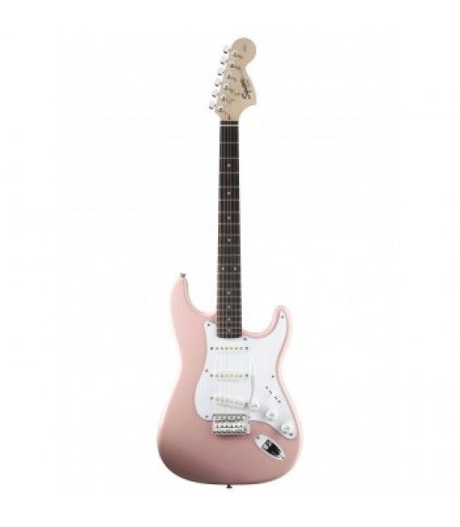 Squier Affinity Stratocaster Electric Guitar in Shell Pink