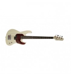 Lodestone Primal Instinct Electric Bass Guitar in Vintage Cream