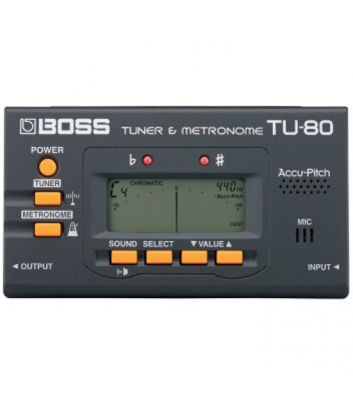 Boss TU80 Chromatic Tuner in Black