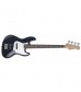 Eastcoast B300 J Bass Electric Bass Guitar in Black