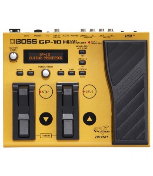 Boss GP-10GK Guitar Processor Pedal with Roland GK-3 Divided Pickup