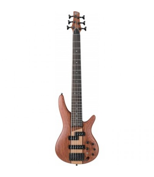 Ibanez SR756 6 String Bass in Natural Flat