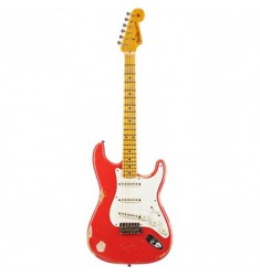 Fender AM 1956 Stratocaster Relic Electric Guitar Fiesta Red