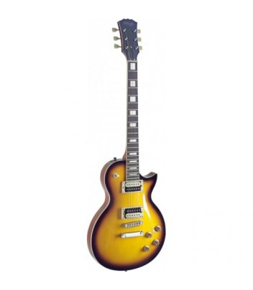 Eastcoast L Series Zebra Electric Guitar in 2 Tone Sunburst