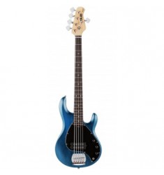 Musicman Sterling SUB RAY 5-string Bass Guitar, Rosewood - Trans Blue